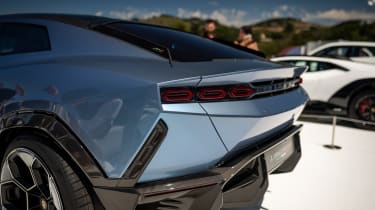 Lamborghini Lanzador concept Monterey Car Week detail