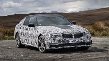 BMW 5 Series prototype 2016 - front quarter