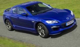 Mazda RX-8 coupe front tracking