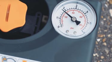Air compressor gauge