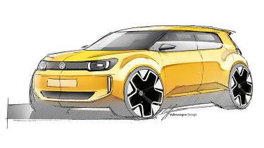 Volkswagen ID.EVERY 1 concept sketch - front 3/4