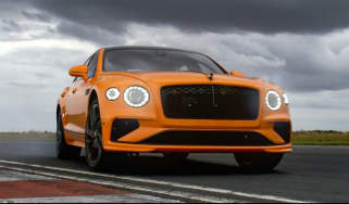 Bentley Flying Spur teaser - front tracking