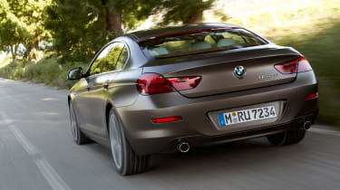 BMW 640d Gran Coupe rear tracking