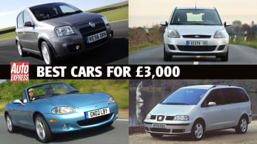 Best cars for under £3,000
