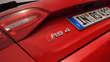 Audi RS4 Avant badge