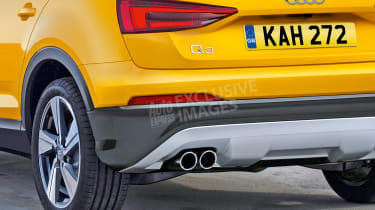 Audi Q3 - watermarked rear detail