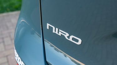 Kia Niro Hybrid prototype - Niro badge