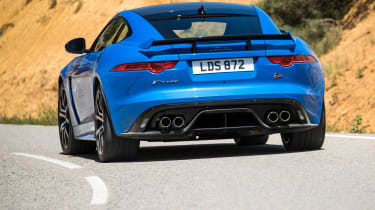 Jaguar F-Type SVR - rear action