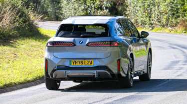New BMW iX3 40 M Sport - rear tracking 
