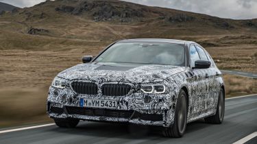 BMW 5 Series prototype 2016 - front tracking