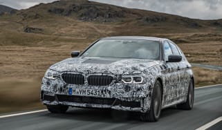 BMW 5 Series prototype 2016 - front tracking