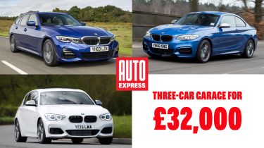 Used BMW three-car garage - header image