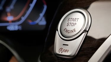 BMW 7 Series facelift - start/stop button