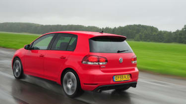 VW Golf GTI rear track