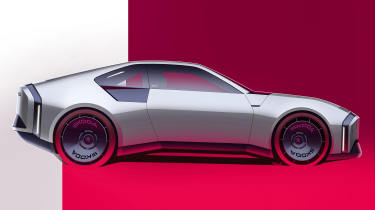 Skoda 110R concept - side profile render