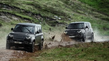 Land Rover Defender duo