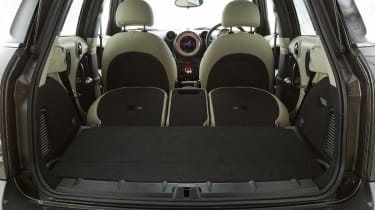 MINI Countryman seats folded