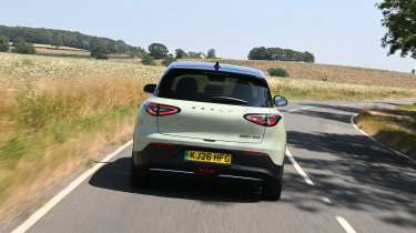 New Geely EX2 - rear cornering