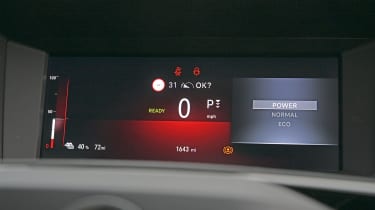 Vauxhall Vivaro Life - driver screen