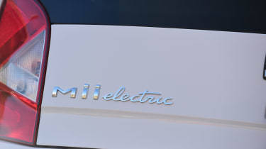 SEAT Mii electric - long termer first report rear badge