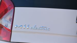 SEAT Mii electric - long termer first report rear badge