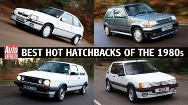 Best hot hatchbacks of the 1980s - header image