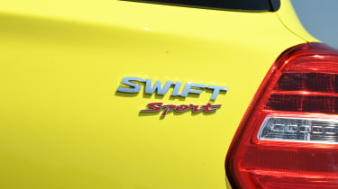 Suzuki Swift Sport long-term test - badge