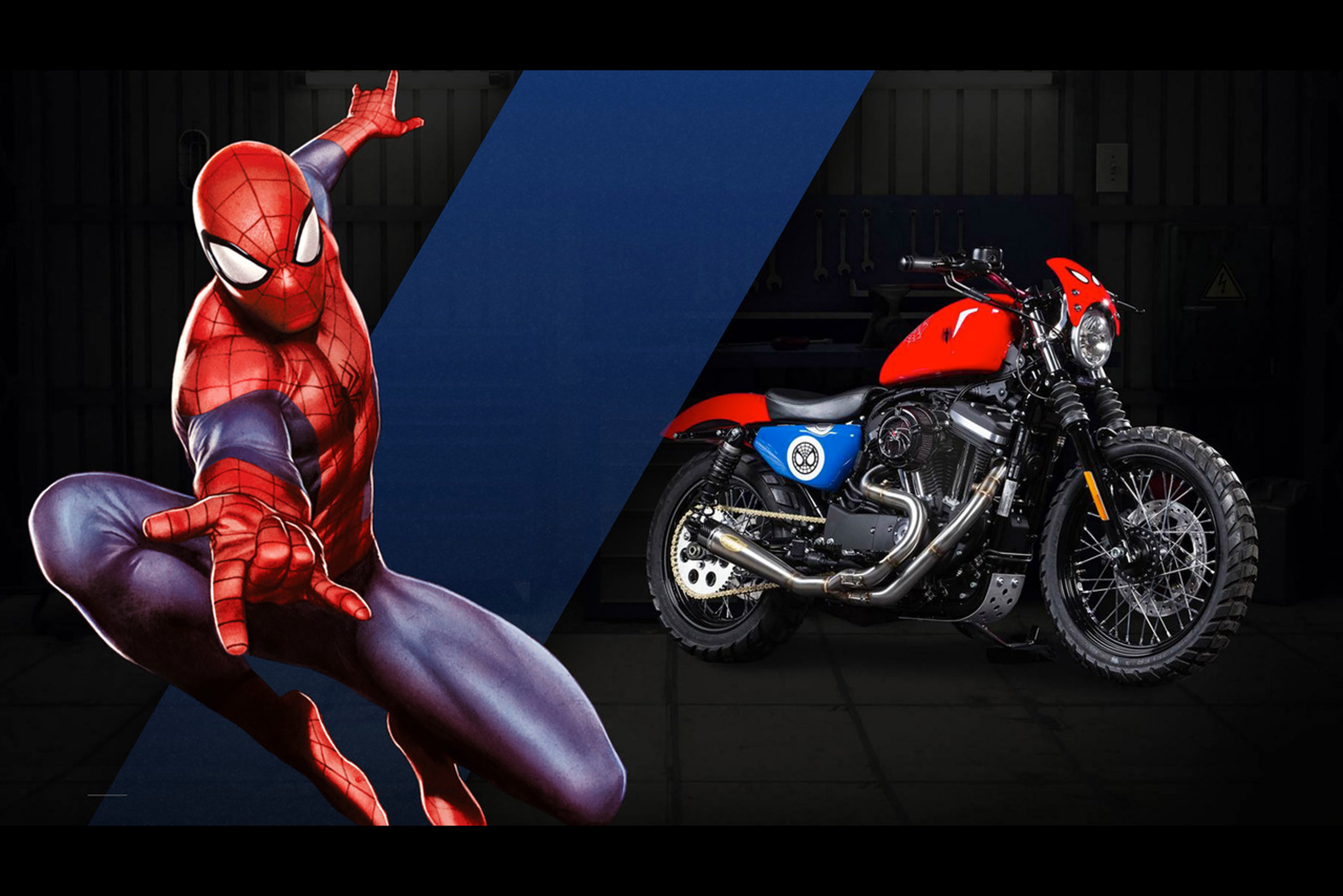 HarleyDavidson designs 27 custom motorcycles for Marvel super heroes