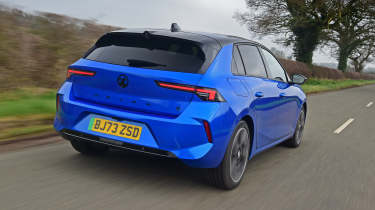 Vauxhall Astra Electric - rear tracking