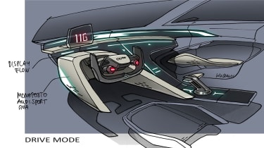 Audi RSQ e-tron Concept- interior drivers side