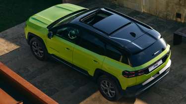 Jeep Compass Plug-In Hybrid - rear overhead
