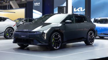 Kia EV4 GT - front 3/4 static
