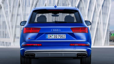 Audi SQ7 blue - rear