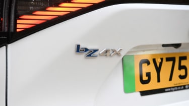 Toyota bZ4X - rear sign