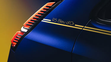 Renault 5 Bleu d’Or - rear detail