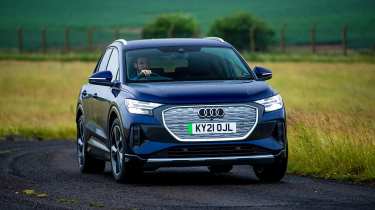 Used Audi Q4 e-tron - front cornering