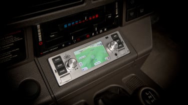 Jaguar Land Rover classic infotainment silver