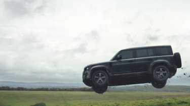 Land Rover Defender jump