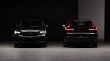 Volvo XC40 and EC40 Black Edition - front 