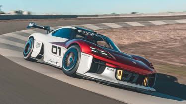 Porsche Mission R concept - front tracking
