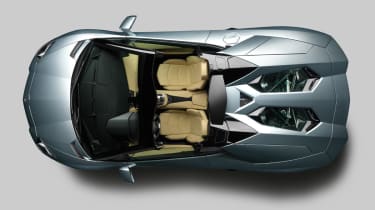 Lamborghini Aventador Roadster centre console
