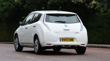 Nissan Leaf Visia rear action