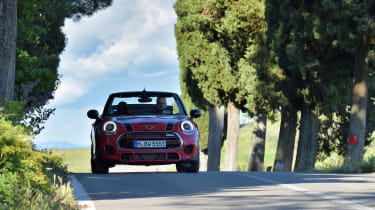 MINI JCW Convertible - front tracking