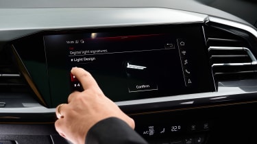 Audi Q4 e-tron long termer - first report light controls