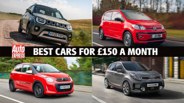 Best new cars for under £150 a month - header