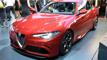 Alfa Romeo Giulia - red front