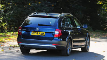 Skoda Superb Estate - rear action