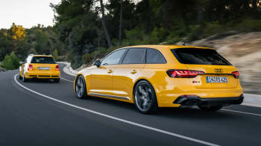 New Audi RS 4 Avant Edition 25 - rear heritage