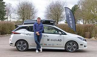 autonomous Nissan Leaf Mk2 Alastair Crooks