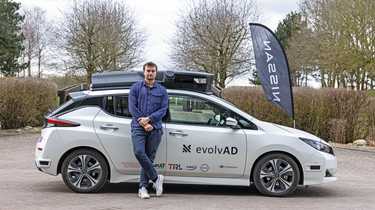 autonomous Nissan Leaf Mk2 Alastair Crooks